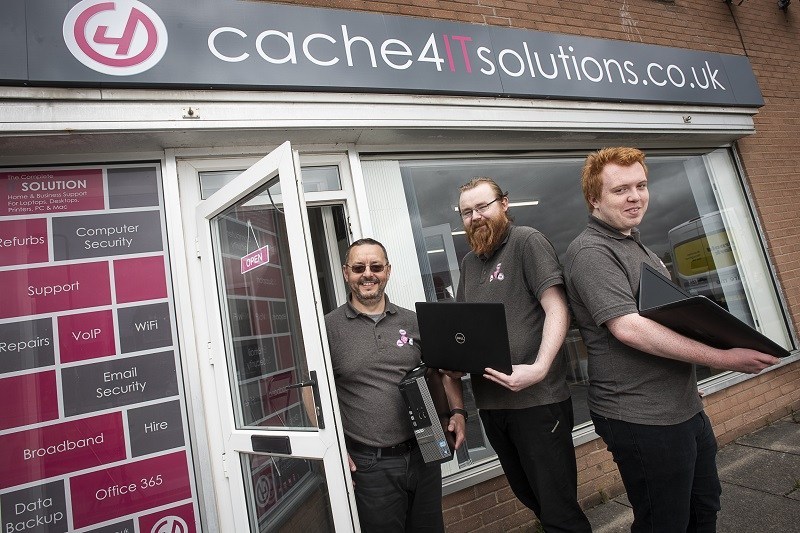 Cache 4IT Solutions new office Lowry Hill